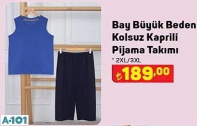 KOLSUZ KAPRİLİ PİJAMA TAKIMI KOLSUZ KAPRİLİ PİJAMA TAKIMI